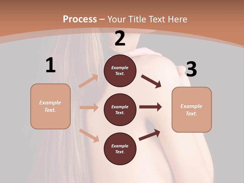 Hairstyle Motion Person PowerPoint Template