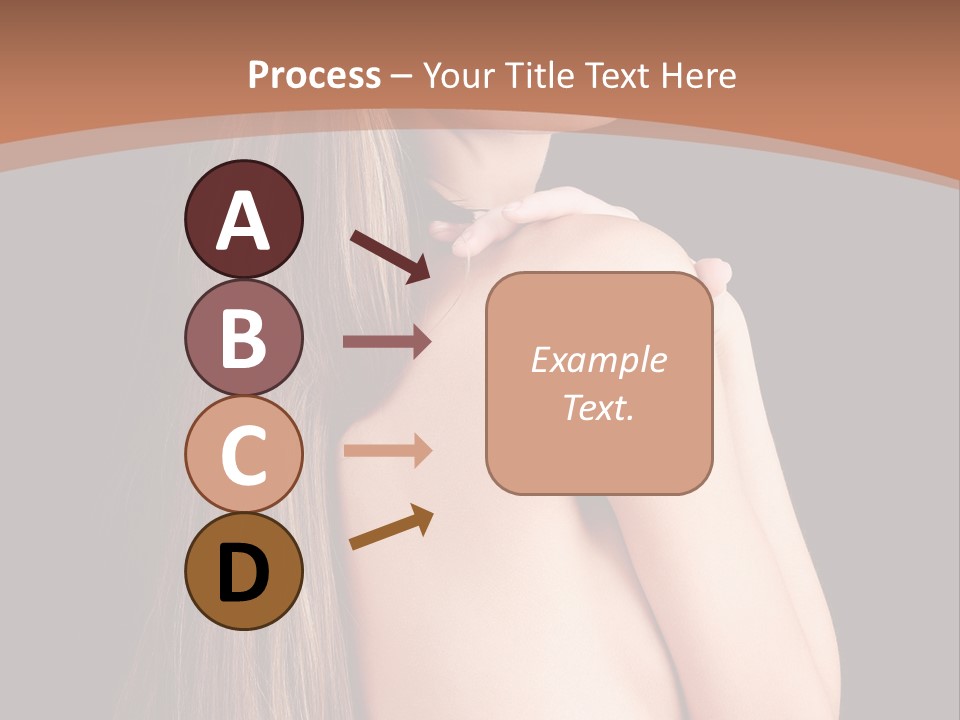 Hairstyle Motion Person PowerPoint Template