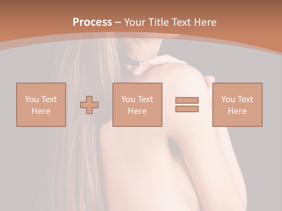 Hairstyle Motion Person PowerPoint Template