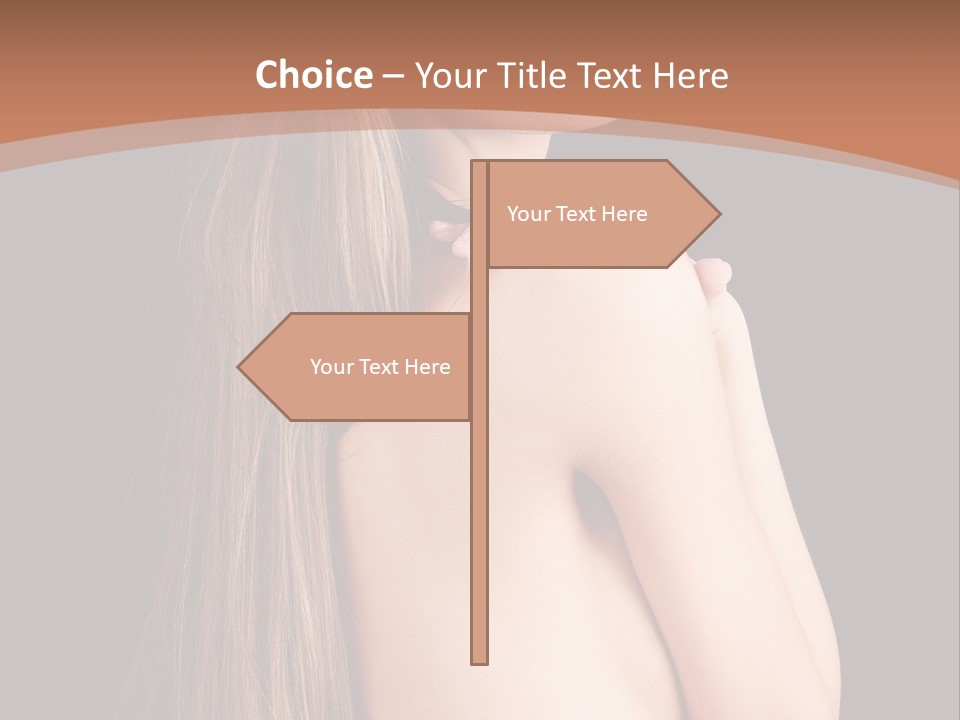 Hairstyle Motion Person PowerPoint Template