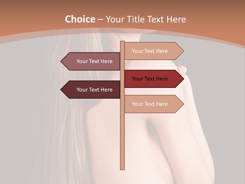 Hairstyle Motion Person PowerPoint Template