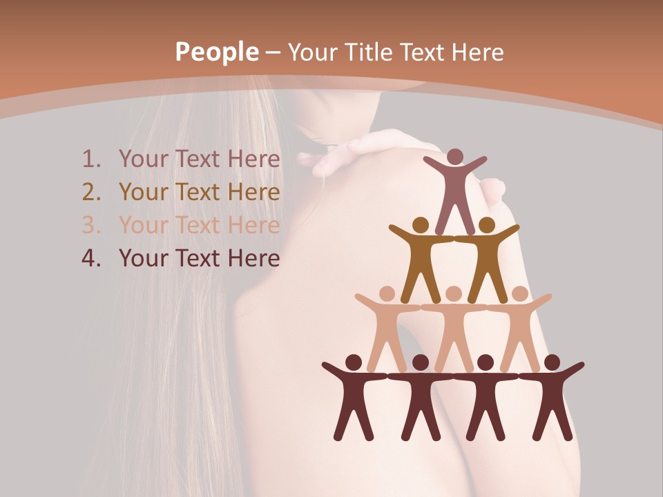 Hairstyle Motion Person PowerPoint Template