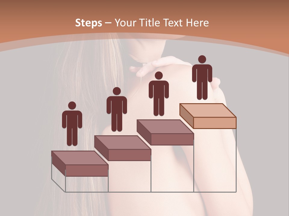 Hairstyle Motion Person PowerPoint Template