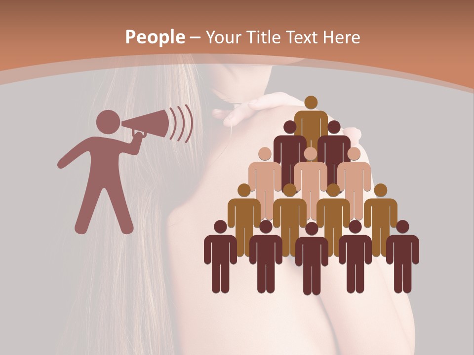 Hairstyle Motion Person PowerPoint Template