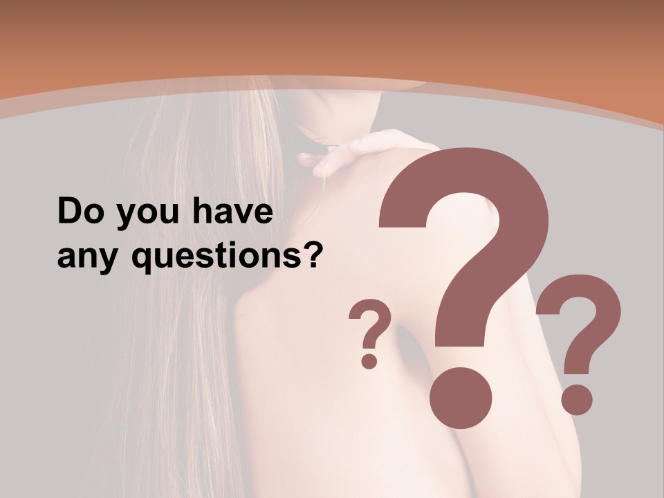 Hairstyle Motion Person PowerPoint Template