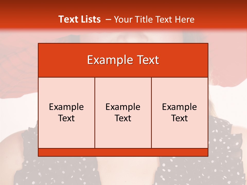 Health Model Red PowerPoint Template