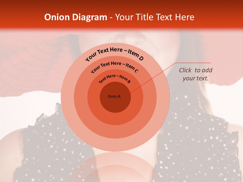 Health Model Red PowerPoint Template