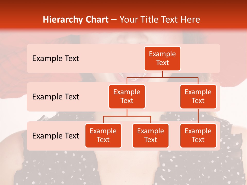 Health Model Red PowerPoint Template