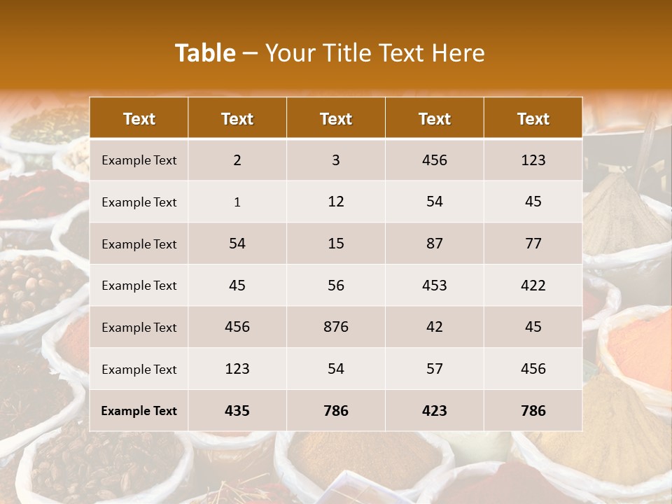 Indian Food PowerPoint Template