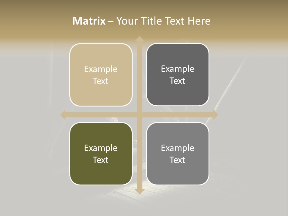 Pretty Playing Roof PowerPoint Template