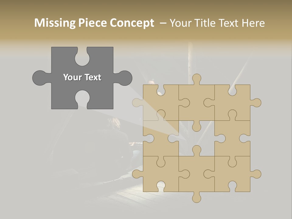 Pretty Playing Roof PowerPoint Template