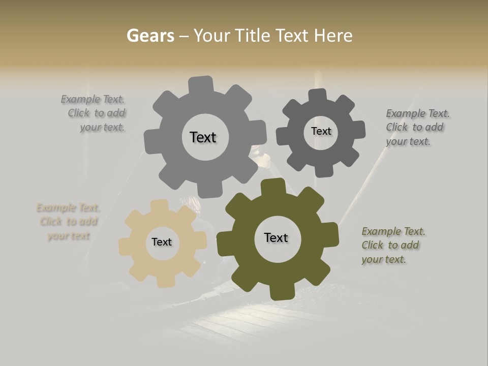 Pretty Playing Roof PowerPoint Template