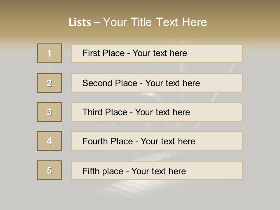 Pretty Playing Roof PowerPoint Template