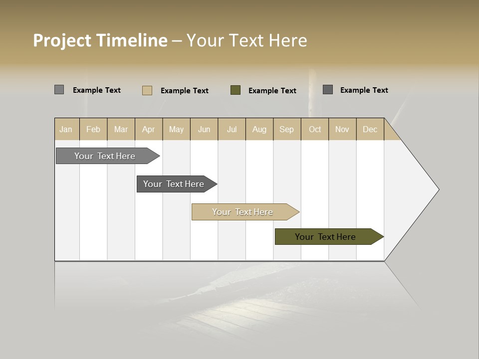 Pretty Playing Roof PowerPoint Template