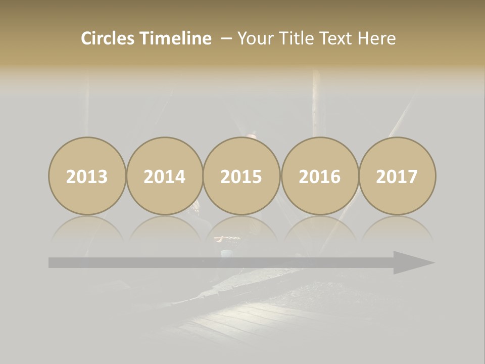 Pretty Playing Roof PowerPoint Template