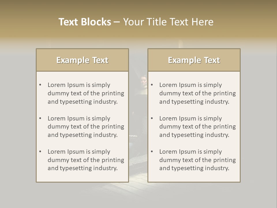 Pretty Playing Roof PowerPoint Template