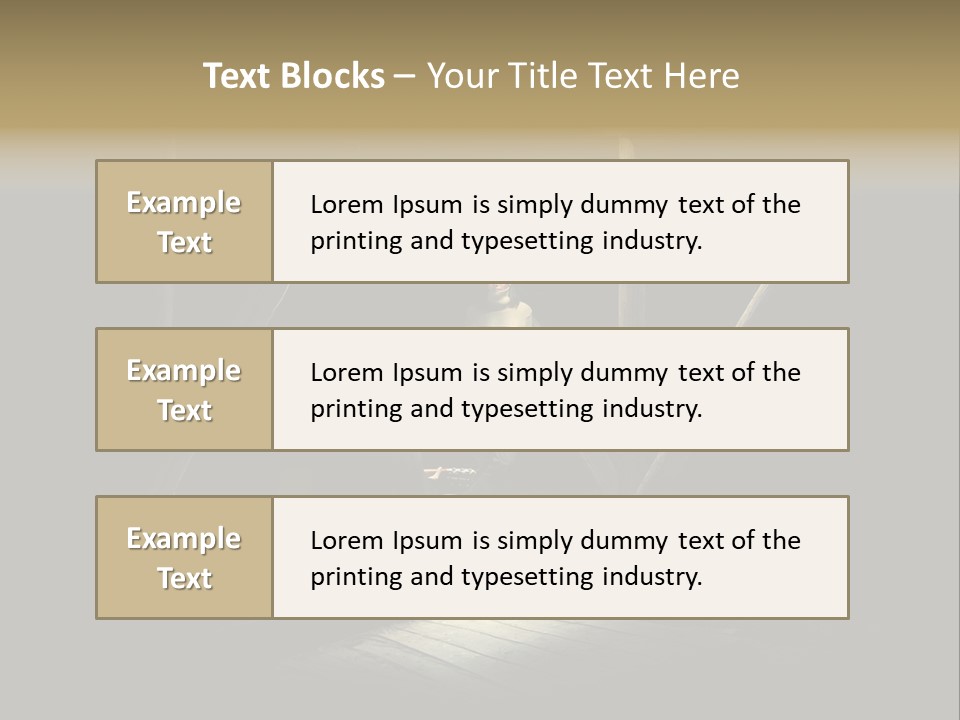 Pretty Playing Roof PowerPoint Template