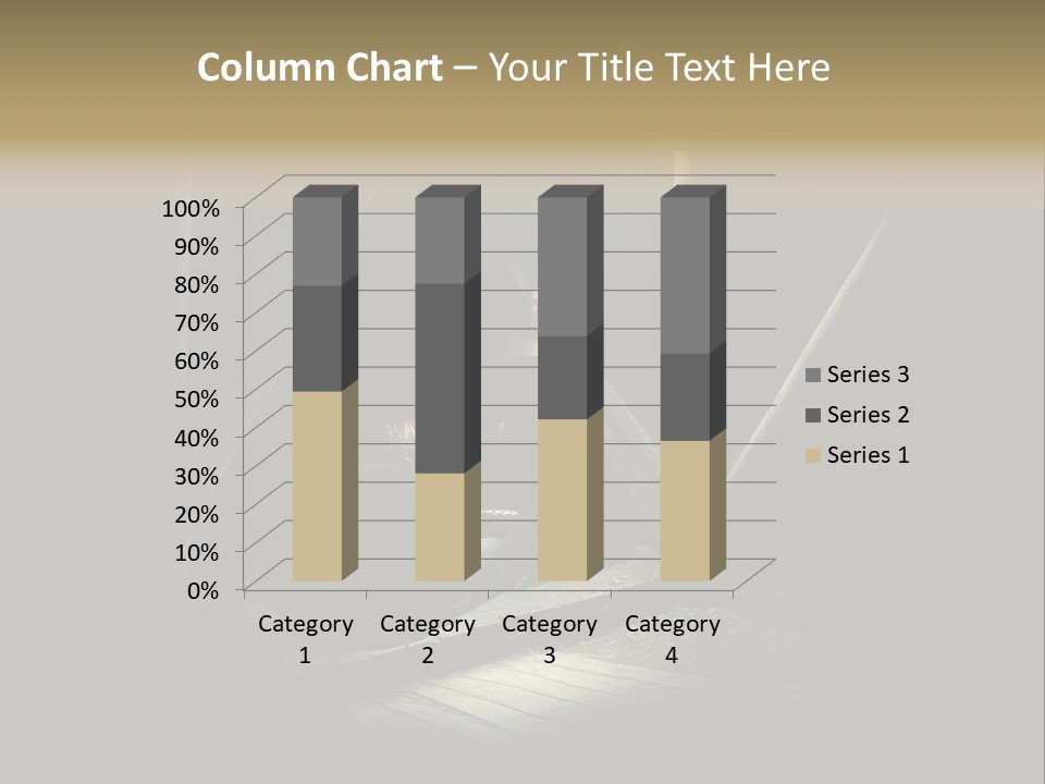 Pretty Playing Roof PowerPoint Template