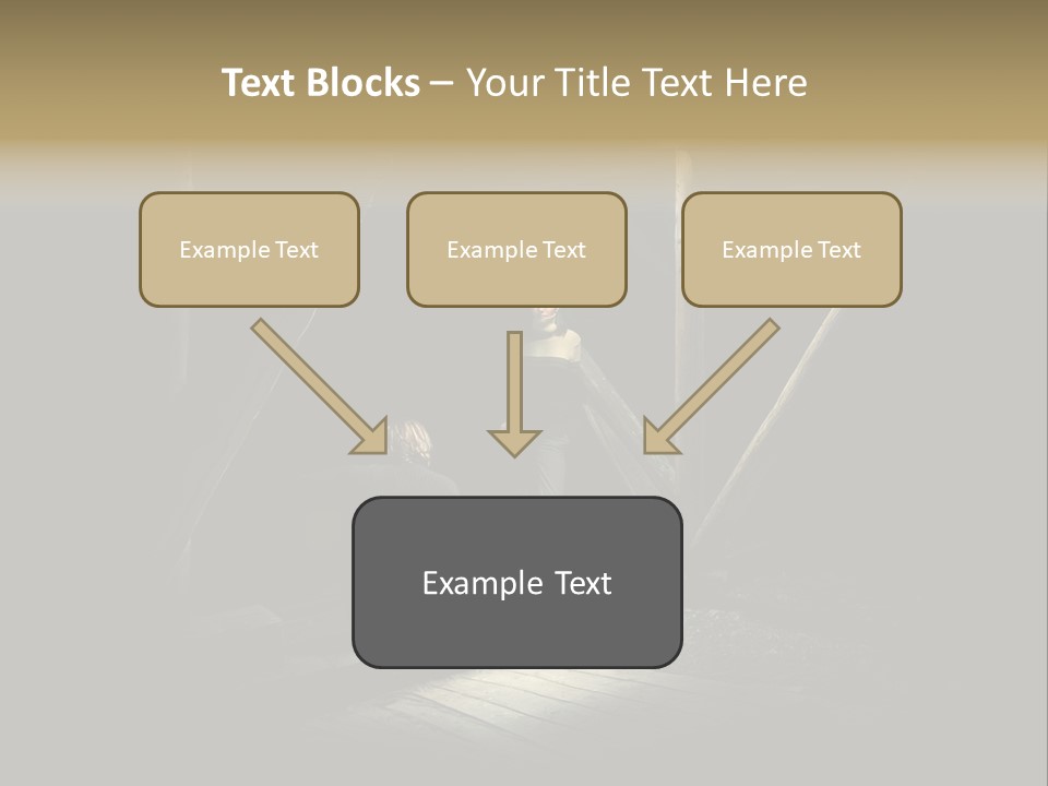Pretty Playing Roof PowerPoint Template