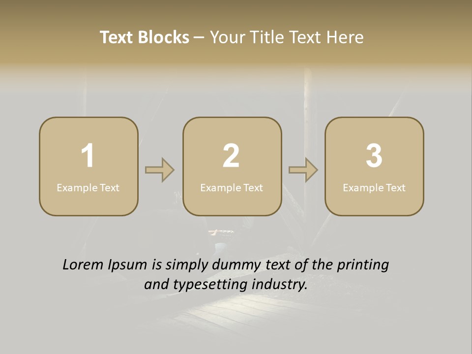 Pretty Playing Roof PowerPoint Template