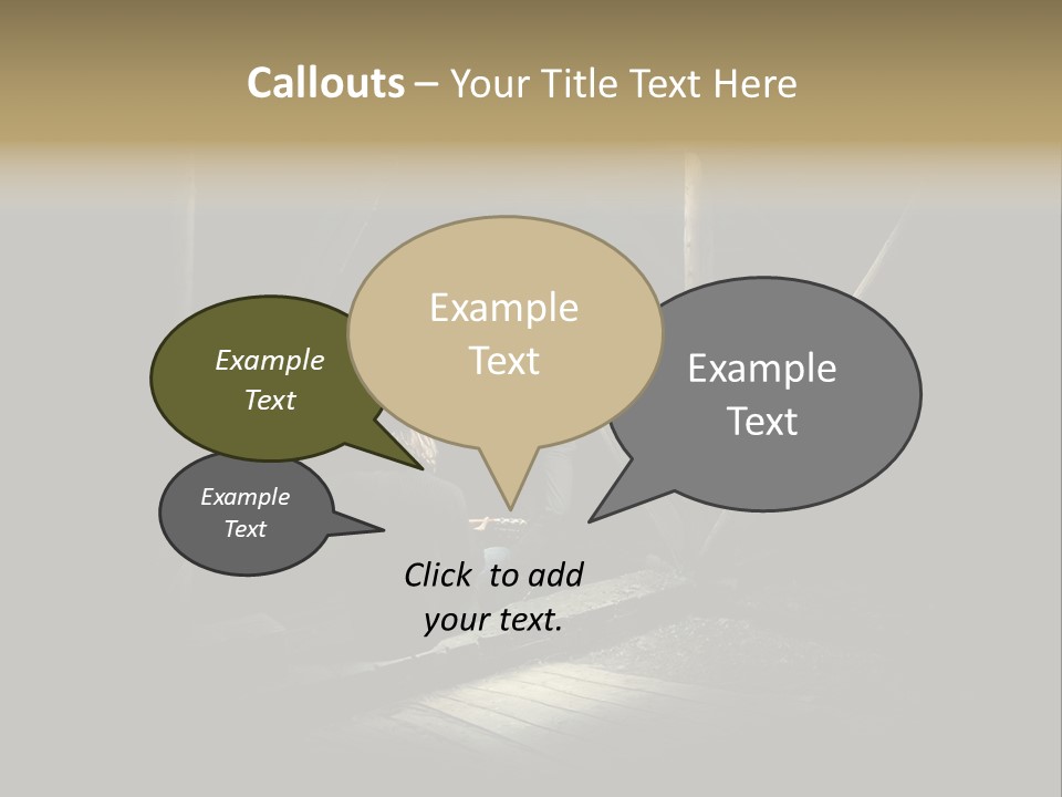 Pretty Playing Roof PowerPoint Template