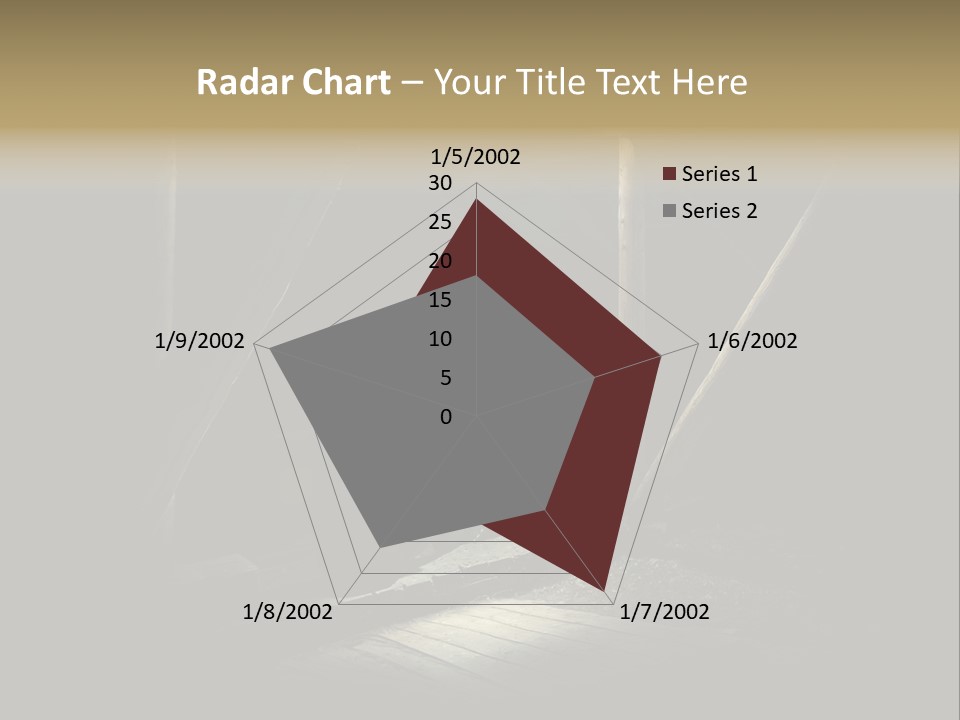 Pretty Playing Roof PowerPoint Template