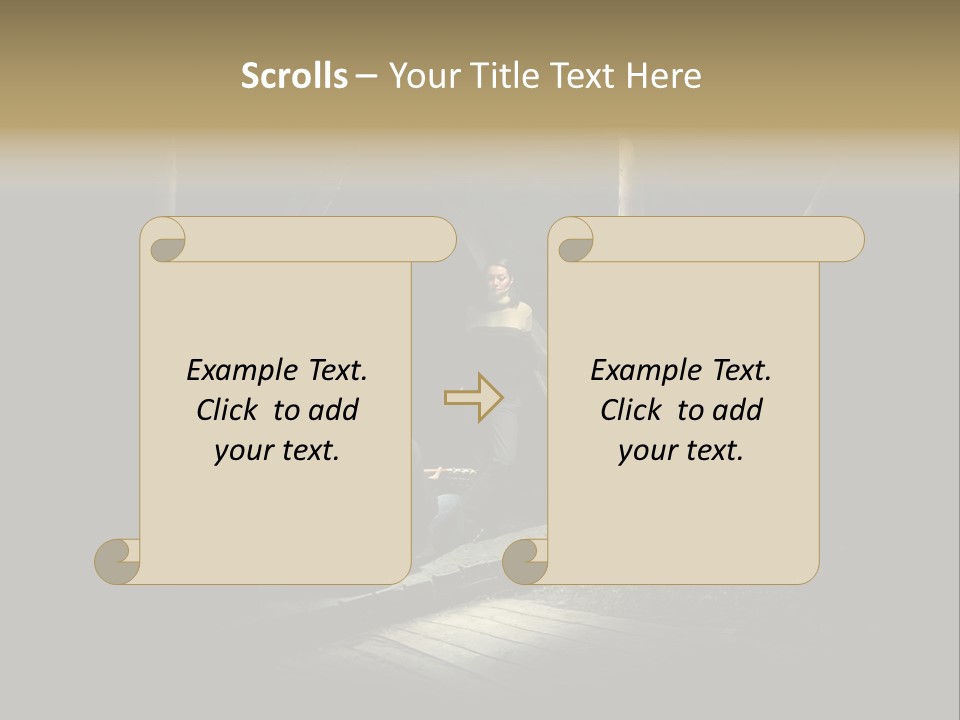 Pretty Playing Roof PowerPoint Template