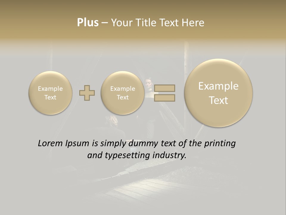 Pretty Playing Roof PowerPoint Template