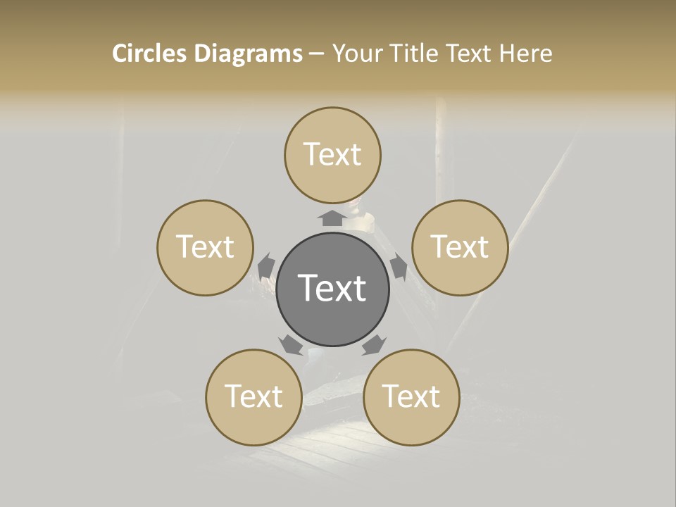 Pretty Playing Roof PowerPoint Template