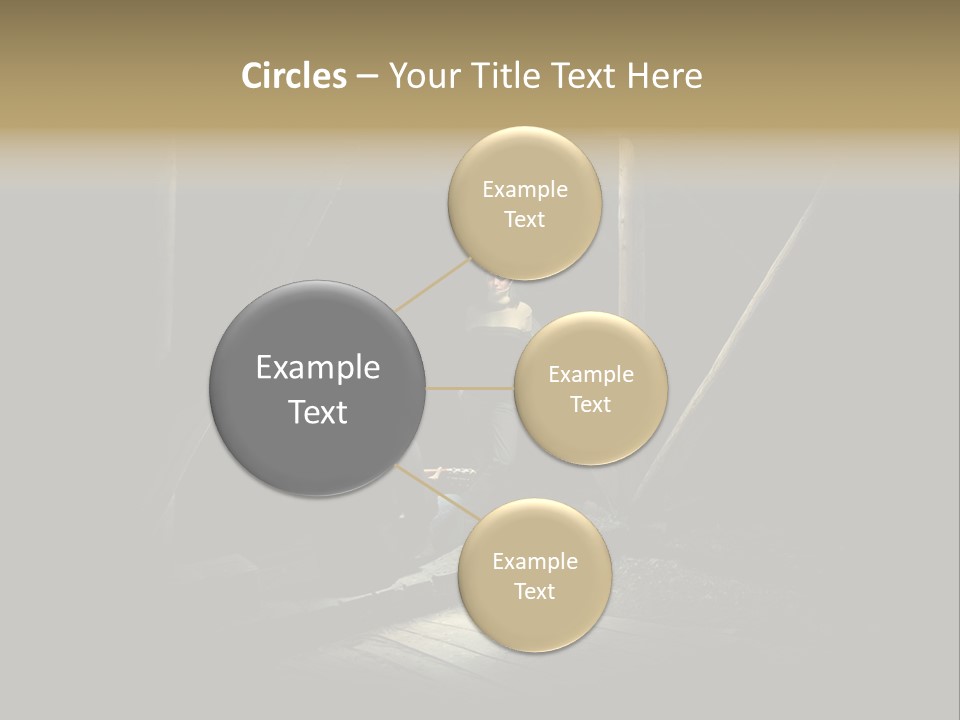 Pretty Playing Roof PowerPoint Template