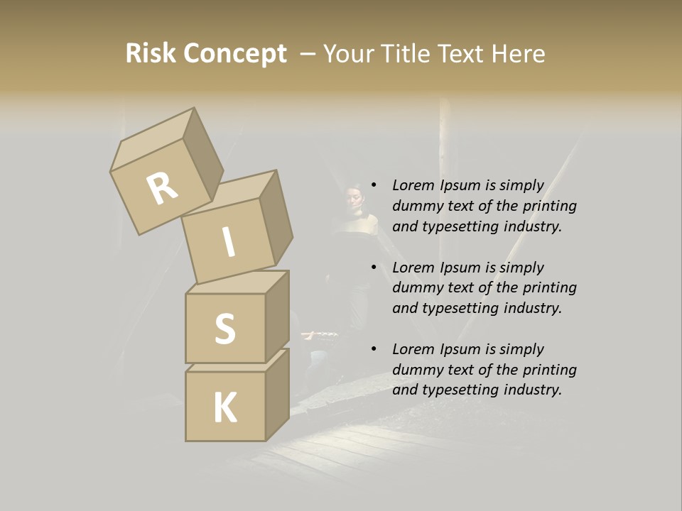 Pretty Playing Roof PowerPoint Template