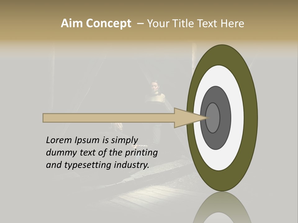 Pretty Playing Roof PowerPoint Template