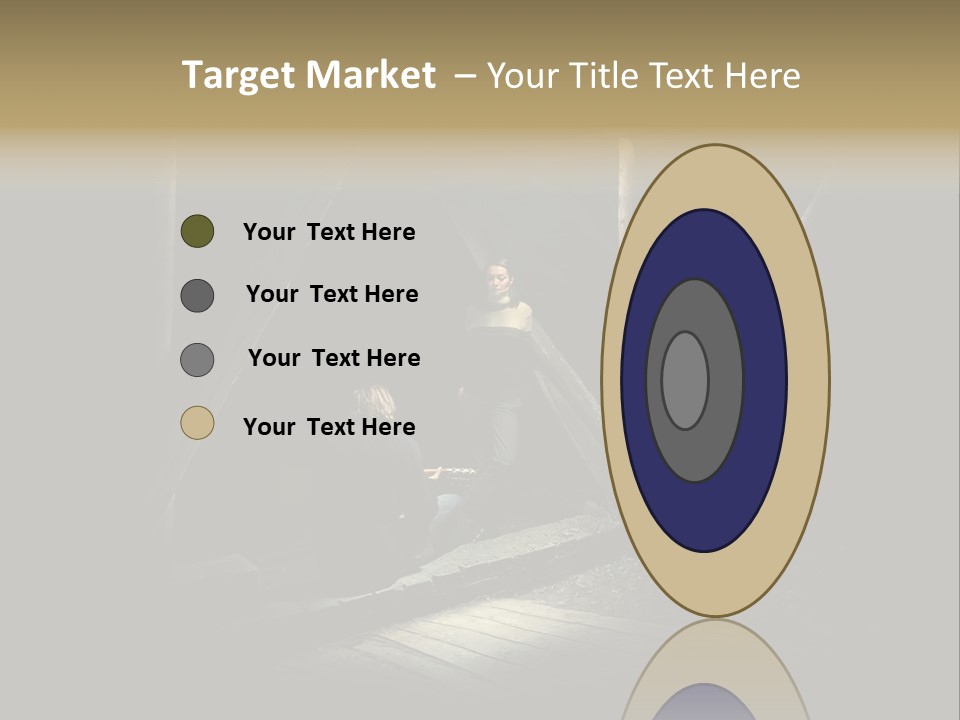 Pretty Playing Roof PowerPoint Template