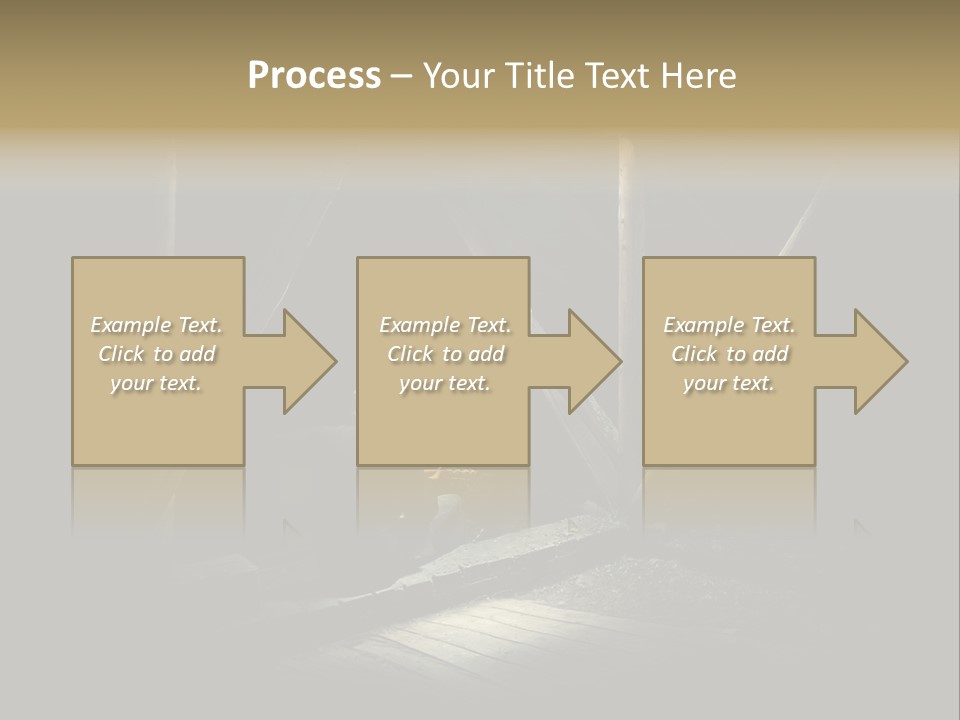 Pretty Playing Roof PowerPoint Template