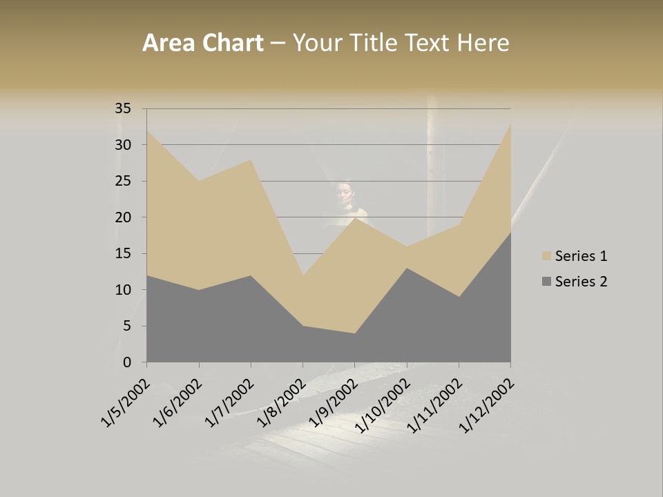 Pretty Playing Roof PowerPoint Template