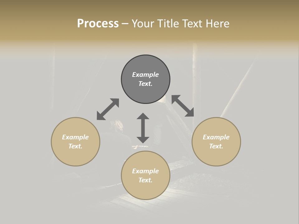 Pretty Playing Roof PowerPoint Template