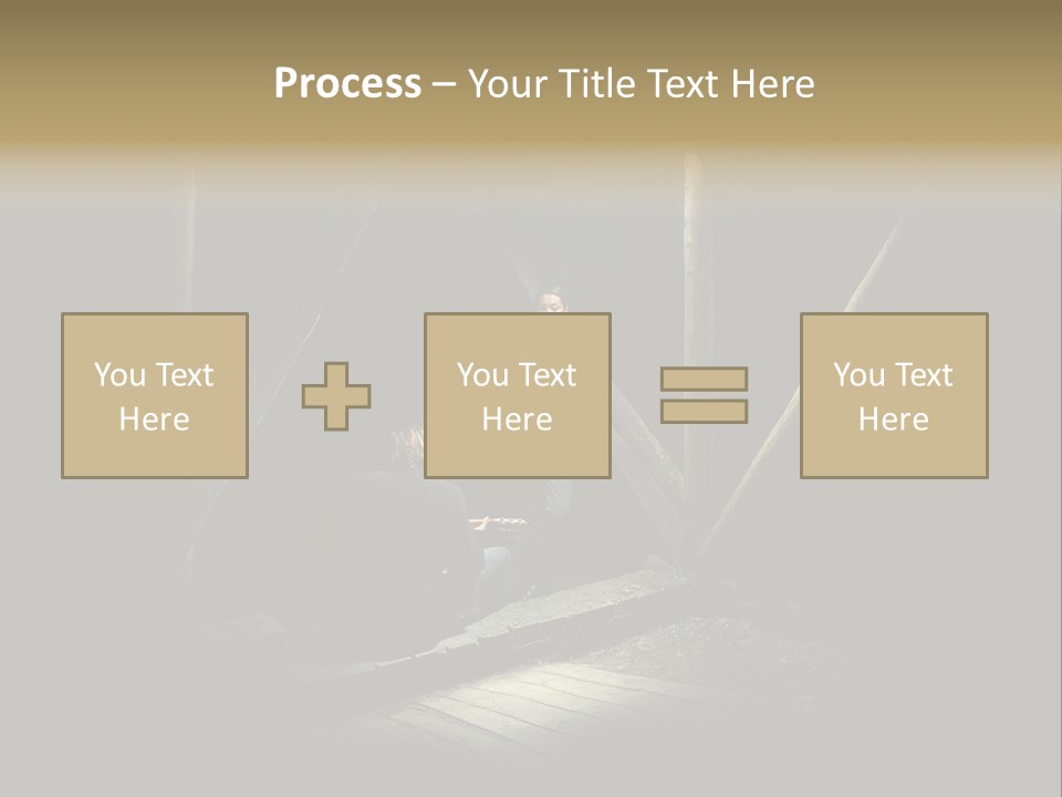 Pretty Playing Roof PowerPoint Template