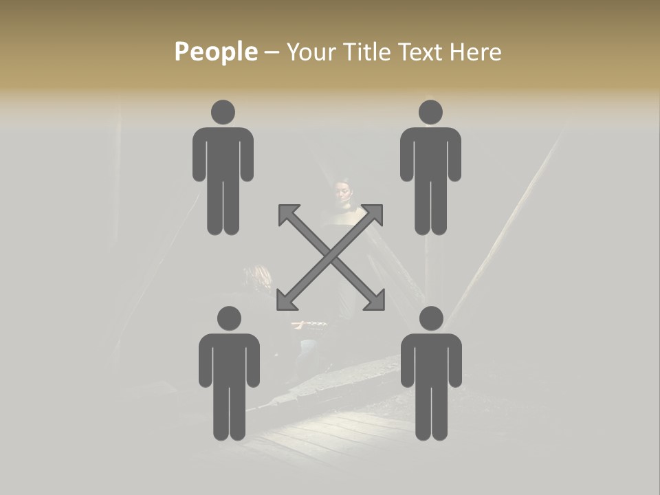 Pretty Playing Roof PowerPoint Template