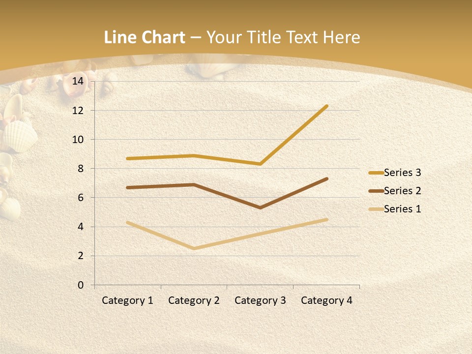 Sea Shells On Sand PowerPoint Template