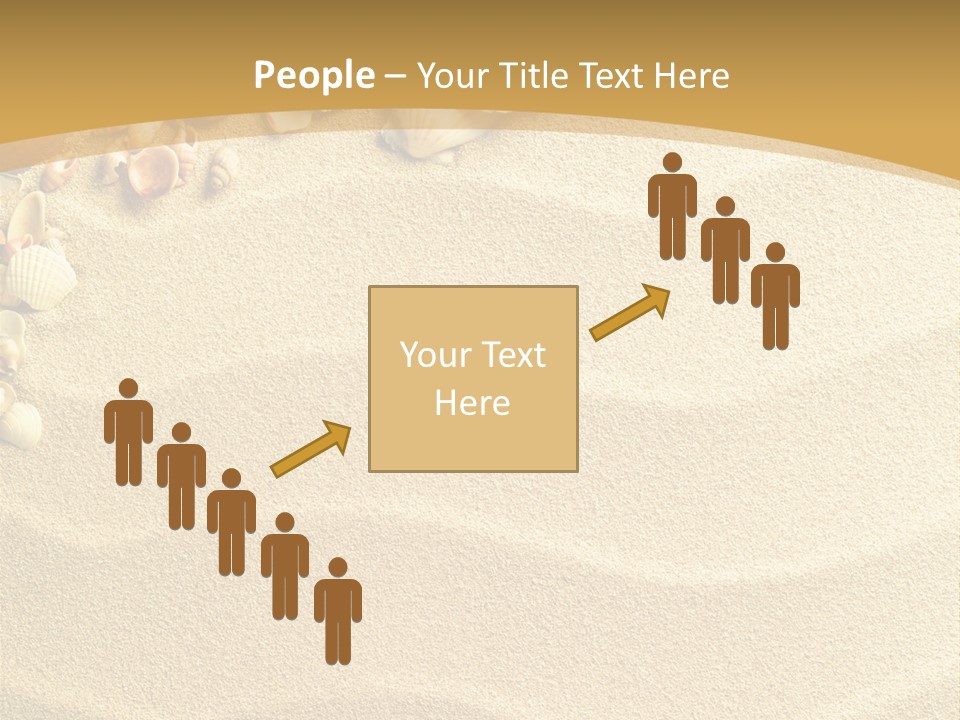 Sea Shells On Sand PowerPoint Template