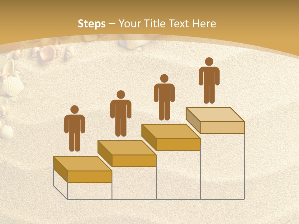 Sea Shells On Sand PowerPoint Template