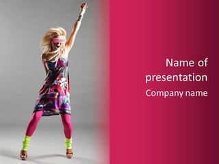 Hustle Dance Steps PowerPoint Template