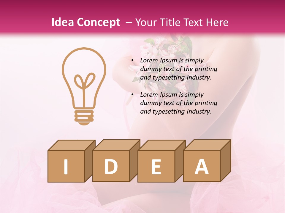 Wellness Person Hand PowerPoint Template