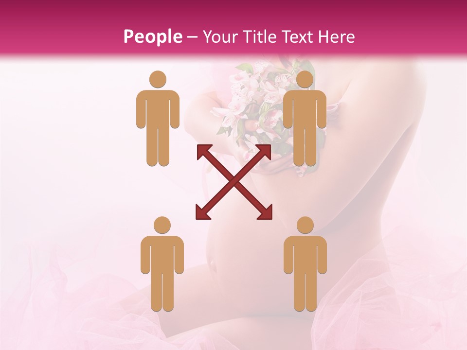 Wellness Person Hand PowerPoint Template