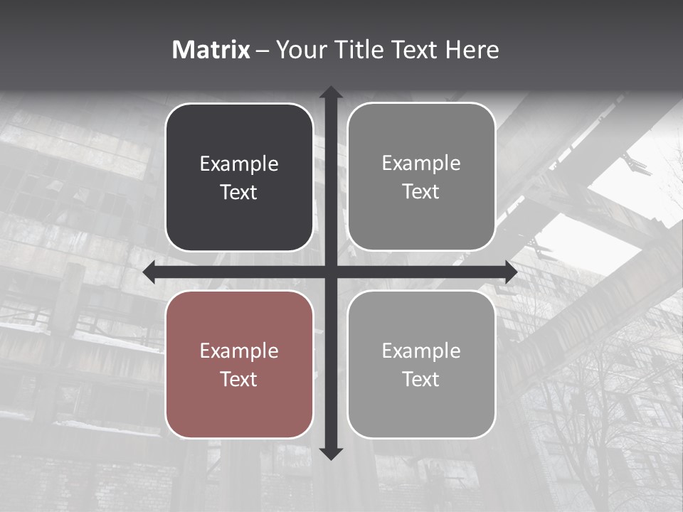 Abandoned Industrial Building PowerPoint Template