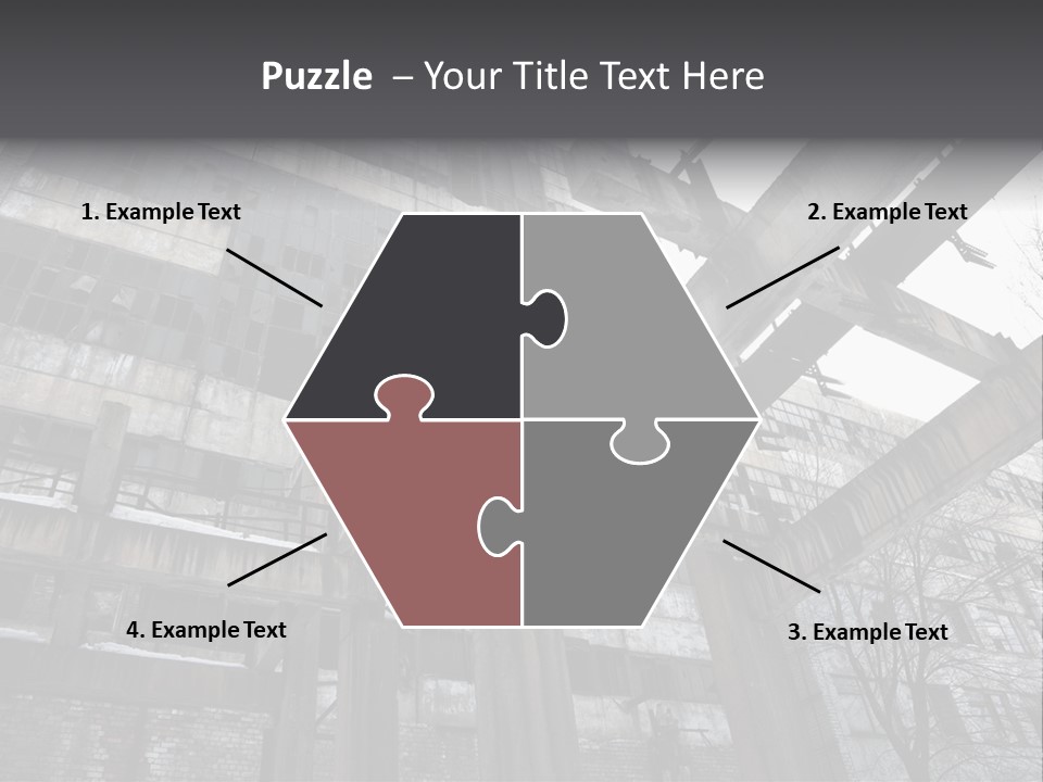 Abandoned Industrial Building PowerPoint Template