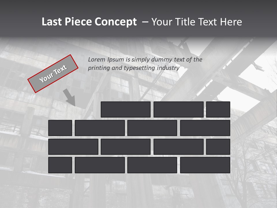 Abandoned Industrial Building PowerPoint Template