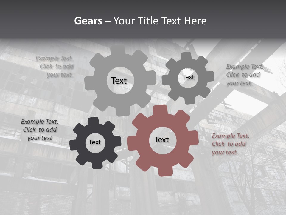 Abandoned Industrial Building PowerPoint Template