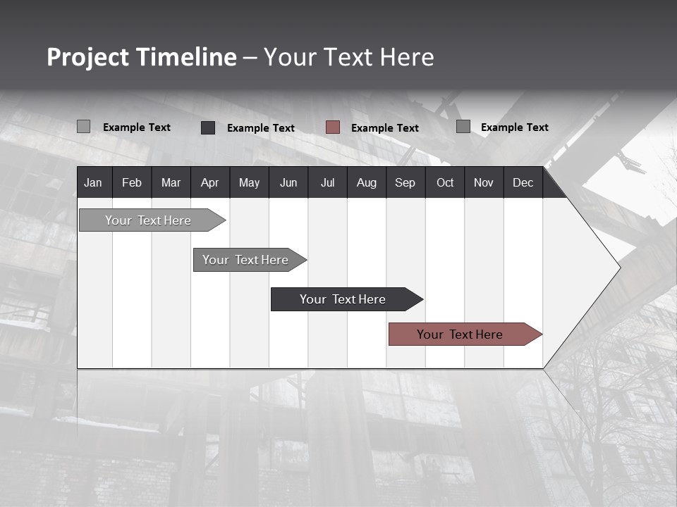 Abandoned Industrial Building PowerPoint Template