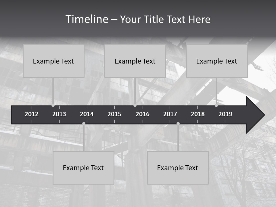 Abandoned Industrial Building PowerPoint Template